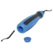 It's suitable for scraping cooper and aluminium filings inside the tubing. This hand tool features a SUJ2 blade which follows shapes and contours easily allowing chamfering and deburring.