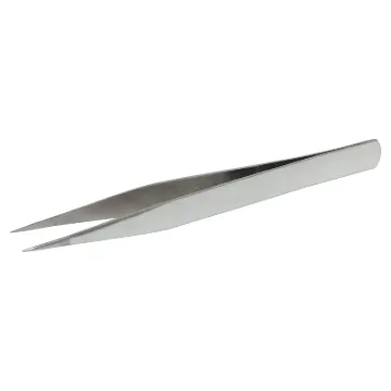 Straight needle point tweezers, perfect for precise SMD work