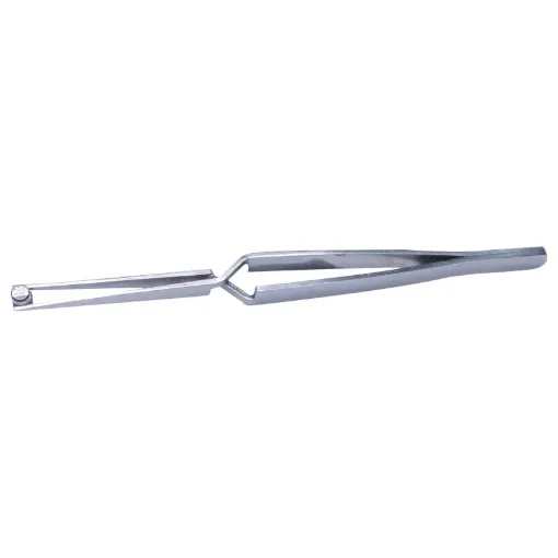 Self closing tweezers, ideal for holding and handling surface mount devices (SMD).