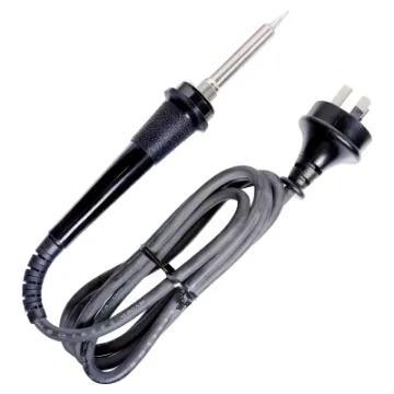 An affordable handheld soldering iron with 20W heating power. Ideal for hobby and home handyperson use. Suitable for auto wiring and electronic repairs. Fixed 370°C temperature. Supplied with 1.6mm conical tip.