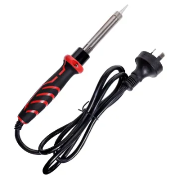 An ideal beginner or backup handheld electric soldering iron for the workshop. 60W output power. Fitted with a fine 1mm conical tip and ergonomic rubberised handle for a firm grip at all times.