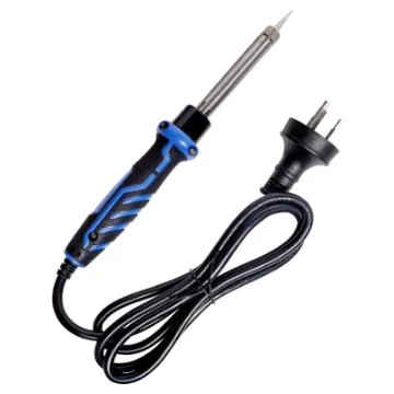 An ideal beginner or backup handheld electric soldering iron for the workshop. 30W output power. Fitted with a fine 1mm conical tip and ergonomic rubberised handle for a firm grip at all times.
