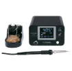 A high power 100W benchtop electric soldering station for professionals and regular solderers! Touchscreen temperature control with presets.  Supplied with fine 0.8mm round tip for soldering small pad sizes.