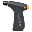 A compact easy to use hobbyist gas blow torch for brazing, heatshrinking, model making and more! Ergonomic handle with in-built butane chamber for direct refill. One click piezo ignition provides instant start up with lock on for free standing use.