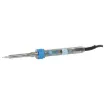 This quality handheld electric soldering iron is fitted with a dial adjustment in the handle to select temperatures between 200°C and 450°C. Fitted with ceramic heater for excellent ±2°C temperature stability. Includes 1mm fine round tip.