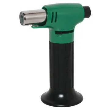 The IRODA Mini pro torch is a light weight, robust blow torch. The 1300C flame makes it suitable for a wide variety of tasks from silver soldering or brazing to automotive repairs. The 20ml gas tank will last approximately 60 minutes at mid setting.