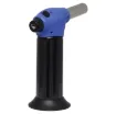 This large blow torch is a quality, professional hand held or free standing butane torch ideal for brazing, heatshrinking, model making, silver soldering and more.