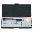 The Iroda SolderPro 50K kit comprises the SolderPro 50 supplied in a handy carry case with a range of tips and accessories including safety stand, cleaning sponge, solder dispenser, blow torch, hot air blower and hot knife cutter.