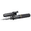 Similar to the T 2600 but has a smaller gas reservoir. It has an all plastic construction. Ideal handyman's soldering iron for those occasional jobs. 20ml gas reservoir for up to 2 hours use. Adjustable temperature from 250-500C.

For filter cleaning p