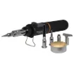 The T 2599 kit comprises of the IRODA T 2598 Gas Soldering Iron supplied in a handy carry case. Featuring a range of accessories which consists of a Hot Knife Tip(T2617), Heat Blower Tip(T2604), 2.4mm Chisel Tip(T2610), Spare Gas Filter(T2619), 3m Tube of
