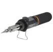 The T 2599 kit comprises of the IRODA T 2598 Gas Soldering Iron supplied in a handy carry case. Featuring a range of accessories which consists of a Hot Knife Tip(T2617), Heat Blower Tip(T2604), 2.4mm Chisel Tip(T2610), Spare Gas Filter(T2619), 3m Tube of