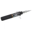The T 2599 kit comprises of the IRODA T 2598 Gas Soldering Iron supplied in a handy carry case. Featuring a range of accessories which consists of a Hot Knife Tip(T2617), Heat Blower Tip(T2604), 2.4mm Chisel Tip(T2610), Spare Gas Filter(T2619), 3m Tube of
