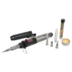 The T 2601 kit comprises the IRODA T 2600 Gas Soldering Iron supplied in a handy carry case with a range of tips and accessories including cleaning sponge, solder dispenser, blow torch, hot air blower and hot knife cutter.
&quotThis has all the convenience f