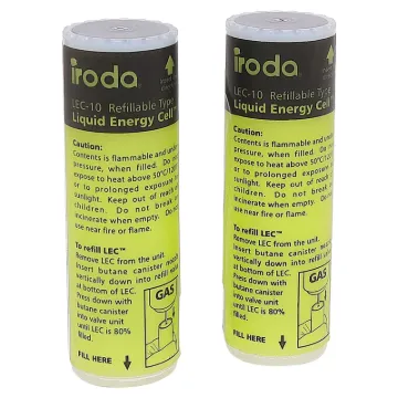 The refillable cartridge provides long use time between refills.
