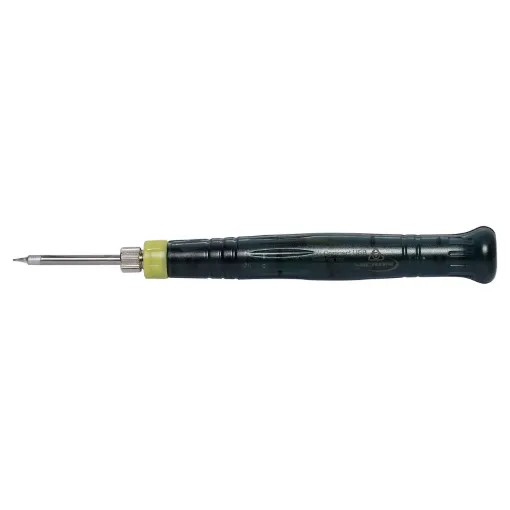 A compact handheld USB powered soldering iron for odd jobs and repairs when you need it. Surprisingly powerful! Great for quick solder joint repairs.