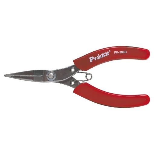 The ProsKit 1PK-369B is a long nose plier ideal for bending curves and straightening wire.