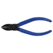With sharp bevelled edge and rounded jaw profile. Includes spring return handles.  
Length 130mm.