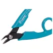 With sharp bevelled edge and rounded jaw profile. Includes spring return handles.  
Length 125mm.