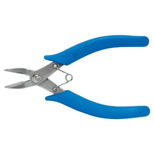 High quality stainless steel precision side cutters with a polished finish.