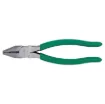 Heavy duty combination linesmans pliers with a bullnose edge. In-built wire cutter and serrated jaws. 210mm length. High quality drop forged construction.
