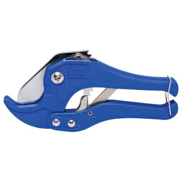 Easily cuts through conduit 6mm to 42mm in diameter. Includes catch to lock handles closed when not in use.