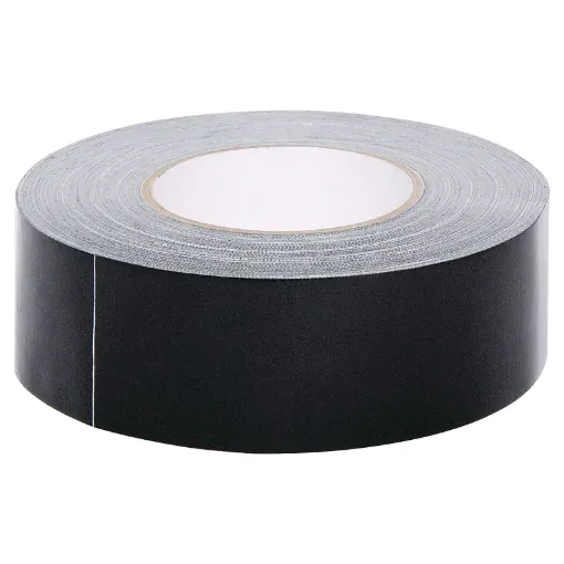 Tough and sticky, it can be used to tape down leads at a band gig or make makeshift repairs to all sorts of equipment. Tears easily in one direction. 48mm wide 50m.