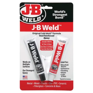 Don''t scrap that damaged item that nothing else can fix! JB WELD is an incredibly versatile product that can repair everything from damaged welds and solders to a precious heirloom. Save money, save time, and save your sanity for drastically less money than other forms of permanent repair.