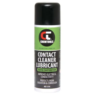 Quickly penetrates and flushes away light oils, greases and carbon deposits from electrical and electronic equipment.