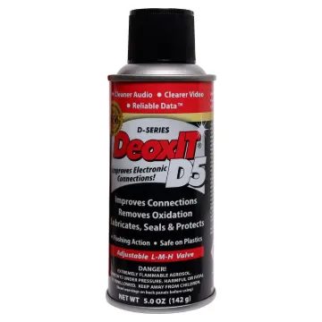 DeoxIT helps to prevent the oxidisation process from occurring on contacts and connectors increasing conductivity ensuring you get the most from your equipment and components.