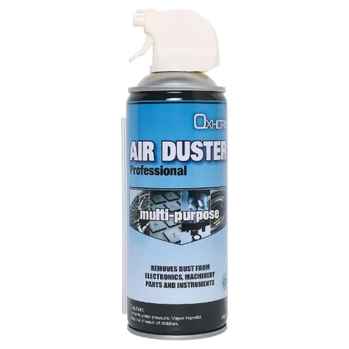 Pure, high pressure gas for removing dust and airborne contaminants from delicate equipment.