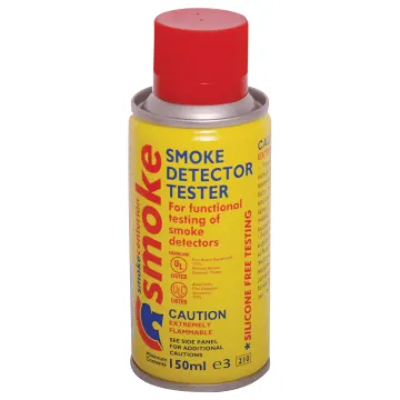 Canned smoke allows you to meet fire system test requirements without contaminating the smoke detector. The unique formula does not affect detector sensitivity or increase the risk of false alarm. The smoke is non-toxic and dissipates quickly allowing you to test multiple detectors easily. 150ml Aerosol can