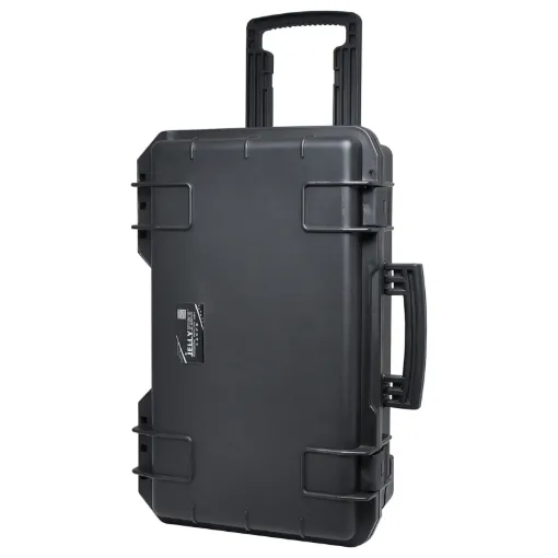 We've sourced these quality Jellyfish IP67 equipment cases from a leading manufacturer at an amazing price and are happy to pass the savings on to you! They are great for storing test gear, tools, cameras, computers - anything. Padlocakble latches with perforated foam inner for easy customisation.