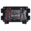 This 12V battery box features all the common connections that would typically be required for outdoor recreation power needs.