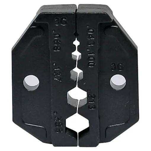 A replacement interchangeable jaw to suit the ratchet coaxial crimping tool in the T2174 kit.