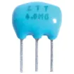 Quality 3 pin ceramic resonators with internal load capacitor, as used in modern microprocessor circuits.