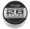 Ideal for wiring heating elements such as e-cigarettes, etc. 80% nickel, 20% chromium. 28AWG.