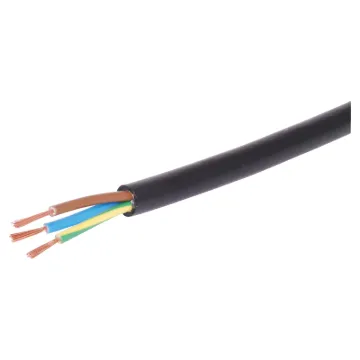 240V rated, black outer sheath. 7.5A.