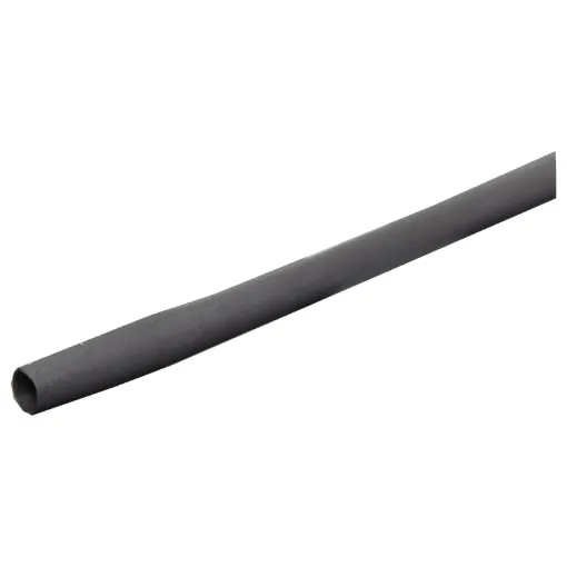 Nominal: 3mm (4.5mm across when flattened) when shrunk: 1.5mm
Military grade flexible tubing.  Suitable for insulation, colour coding, strain relief and protection in electrical and electronic applications.