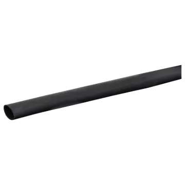 Colour: Black
Nominal  : 10mm (15.5mm across when flattened)
&Oslash when shrunk: 5mm

Glue backed heatshrink is ideal for minimising cable movement and reducing moisture ingress into cable joins and plugs.