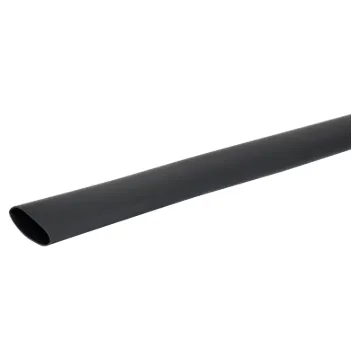 Colour: Black
Nominal &Oslash: 30mm (47mm across when flattened) 
&Oslash when shrunk: 15mm 

Glue backed heatshrink is ideal for minimising cable movement and reducing moisture ingress into cable joins and plugs.