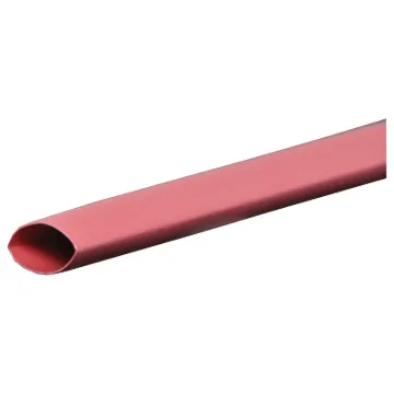 Colour: Red
Nominal &Oslash: 19mm (30mm across when flattened) 
&Oslash when shrunk: 9.5mm 

Glue backed heatshrink is ideal for minimising cable movement and reducing moisture ingress into cable joins and plugs.