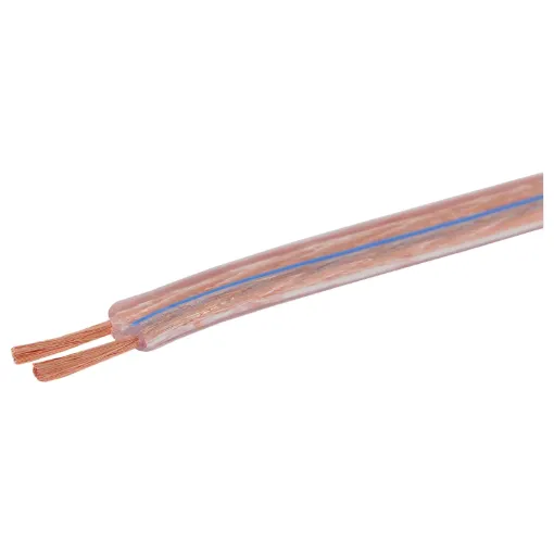 Oxygen free, high power speaker wire ideal for hi-fi systems.