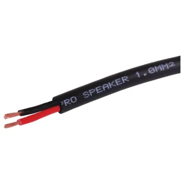Pro flexible double insulated 17awg 1mm speaker cable