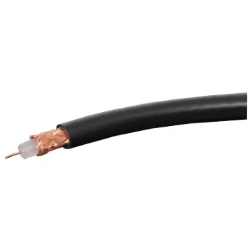 Military MIL-C-17 standard.  RG59B/U.  Low interference, high quality 95% coverage shielding.  Recommend for commercial applications requiring long cable runs.