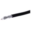 Suitable for Digital TV, MATV. Very low loss ratings due to its quad screen shielding.