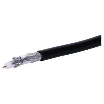 Suitable for; Digital TV, Pay-TV, MATV. It features very low loss ratings due to its quad screen shielding and is the standard for commercial video signal distribution.