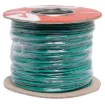 Green, 24 strand, 18AWG, heavy duty, tinned copper wire with a PVC insulator suitable for indoor, general purpose wiring.