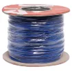 Blue, 24 strand, 18AWG, heavy duty, tinned copper wire with a PVC insulator suitable for indoor, general purpose wiring.