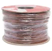 Brown, 50 strand, 13AWG, heavy duty, high current, tinned copper wire with a high temperature rated PVC insulator.