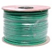 Green, 50 strand, 13AWG, heavy duty, high current, tinned copper wire with a high temperature rated PVC insulator.